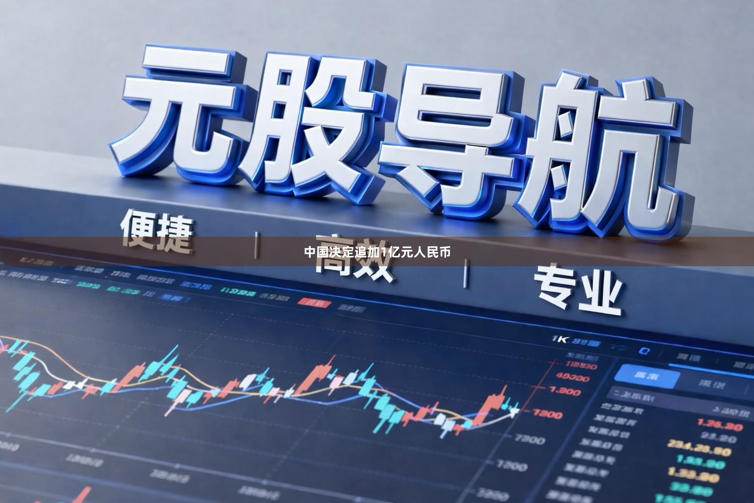 中国决定追加1亿元人民币