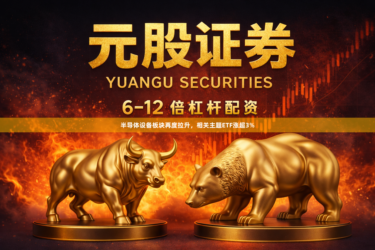 半导体设备板块再度拉升，相关主题ETF涨超3%