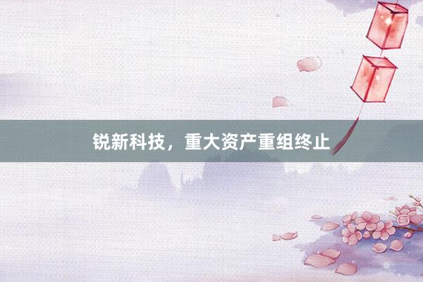 锐新科技,重大资产重组终止