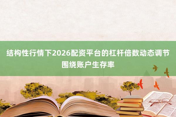 结构性行情下2026配资平台的杠杆倍数动态调节围绕账户生存率