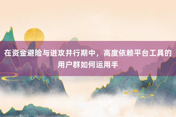 在资金避险与进攻并行期中，高度依赖平台工具的用户群如何运用手