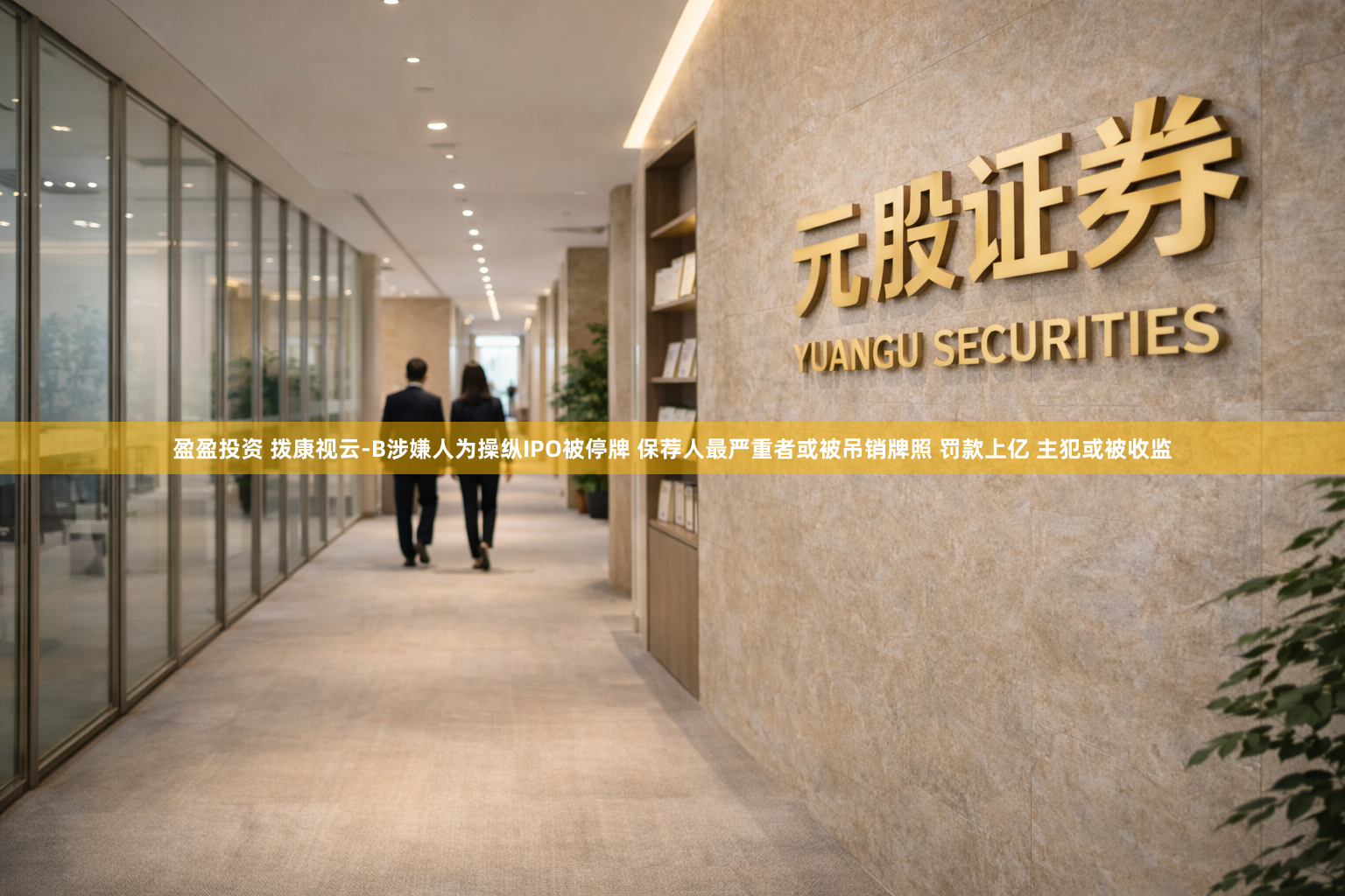 盈盈投资 拨康视云-B涉嫌人为操纵IPO被停牌 保荐人最严重者或被吊销牌照 罚款上亿 主犯或被收监