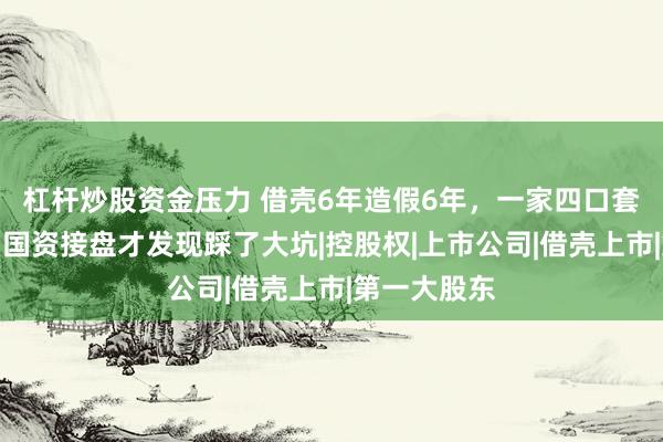 杠杆炒股资金压力 借壳6年造假6年，一家四口套现十几亿，国资接盘才发现踩了大坑|控股权|上市公司|借壳上市|第一大股东