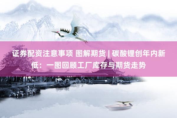 证券配资注意事项 图解期货 | 碳酸锂创年内新低：一图回顾工厂库存与期货走势